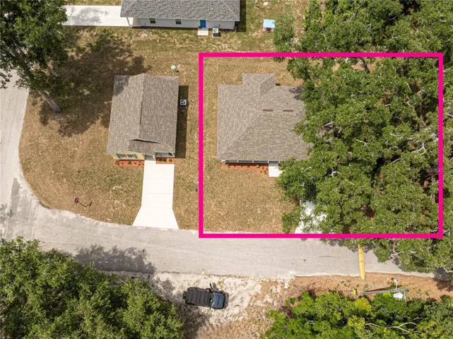 Aerial view of home