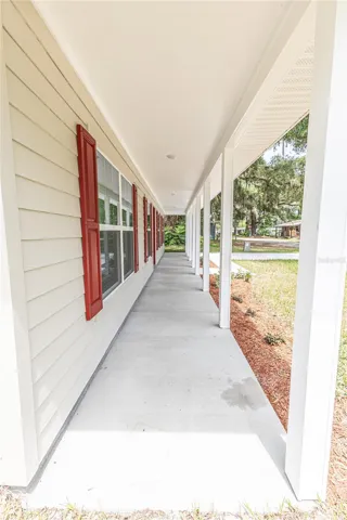 Covered front entry