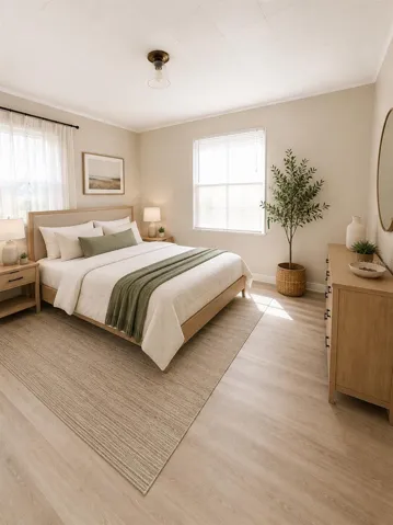 Virtually remodeled / Staged Room 1