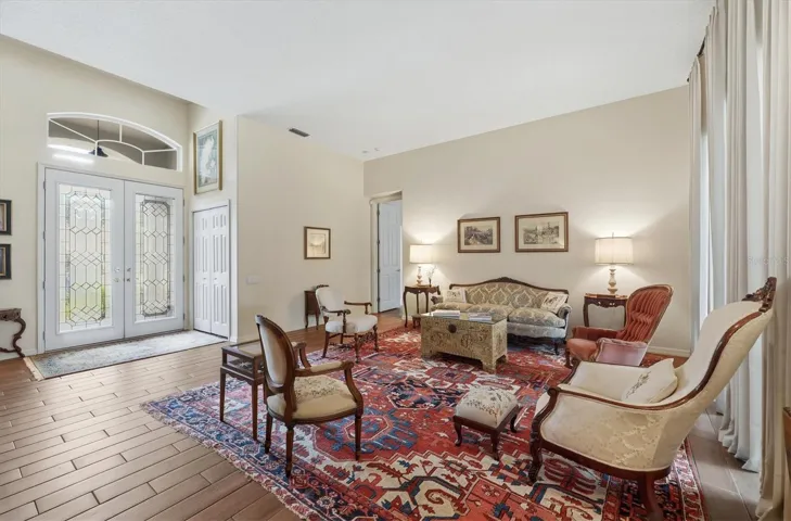 Living room, foyer