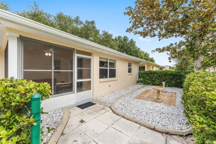 Fenced backyard offers added privacy and a nice outdoor space to enjoy.