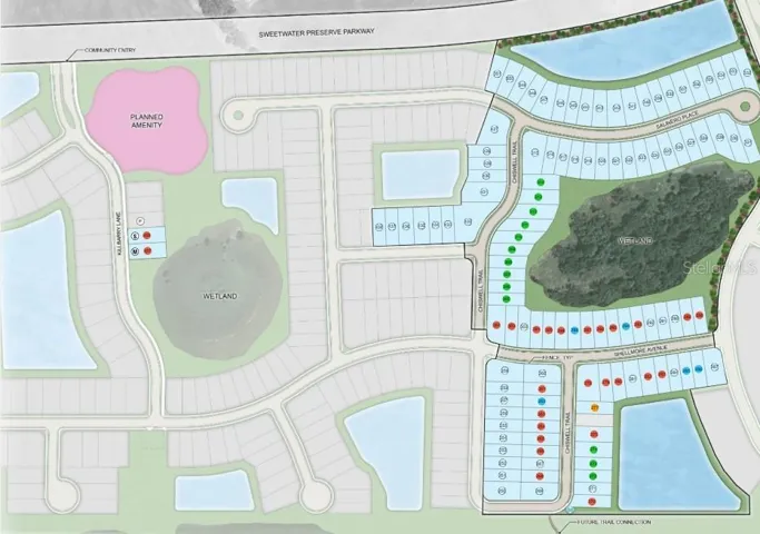 9333 Chiswell Trail Site Map