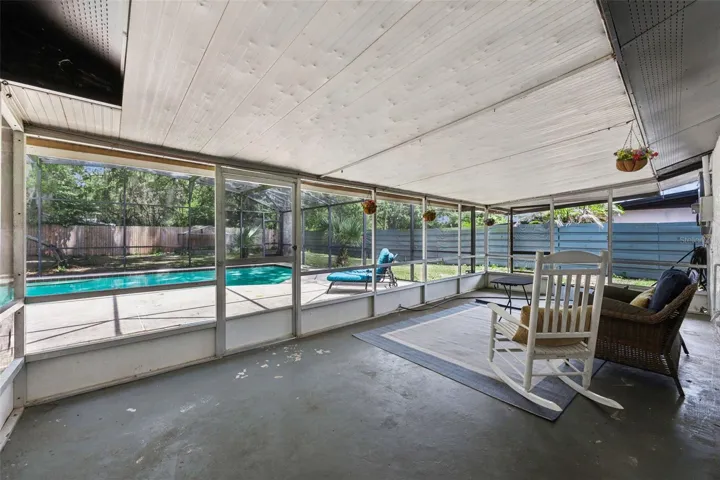 Rear porch