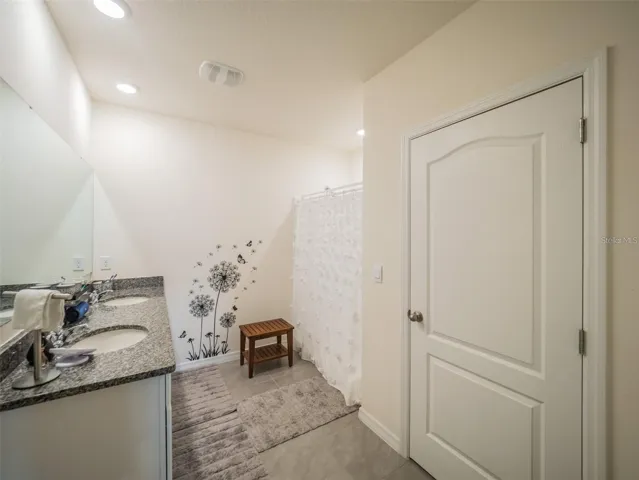 Primary suite bathroom & walk-in closet