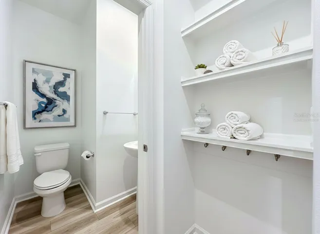 Half Bath Virtually Staged