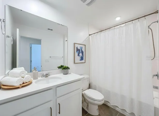 Second Bathroom Virtually Staged