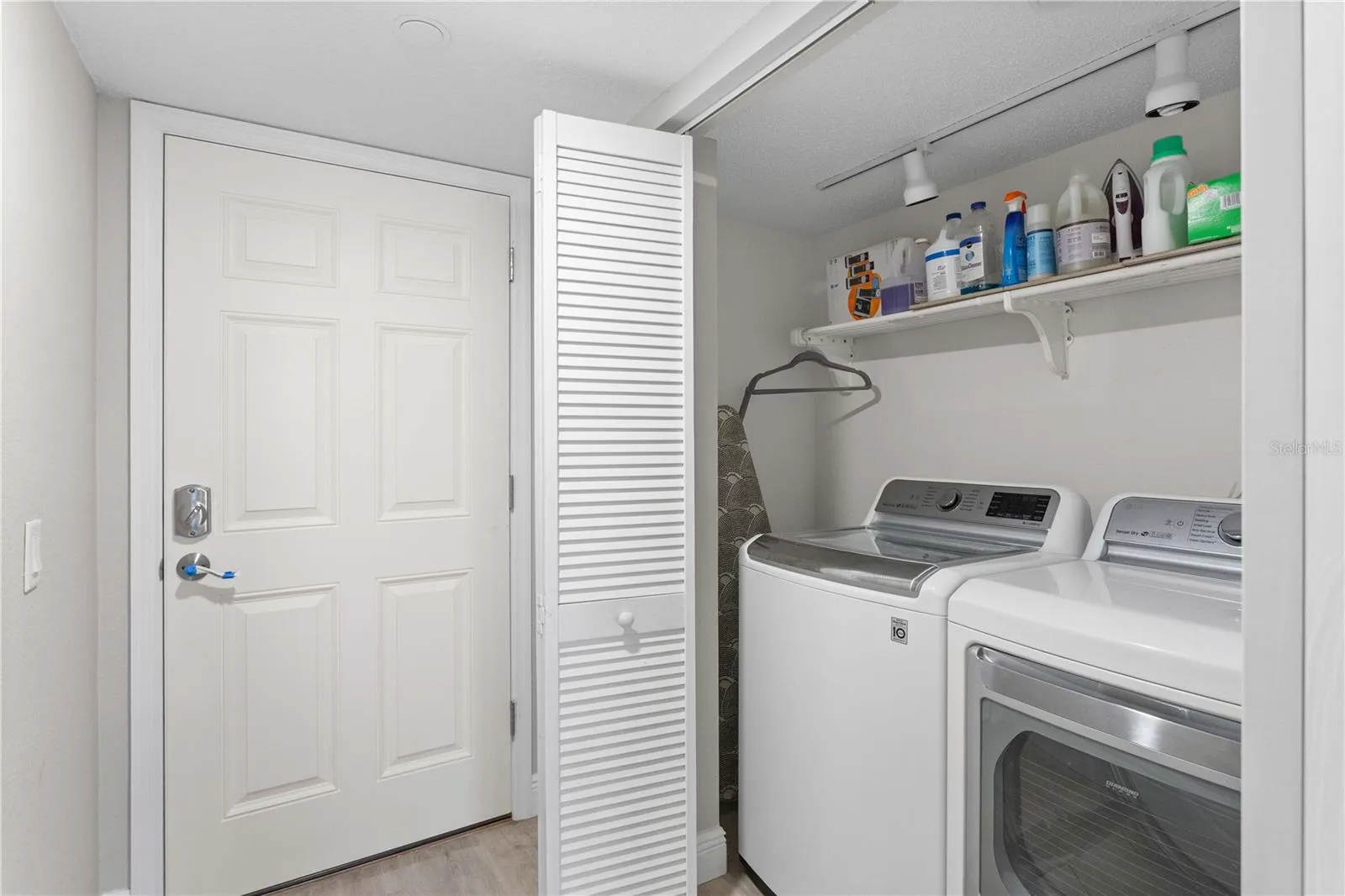 Laundry Appliances Closet in Foyer