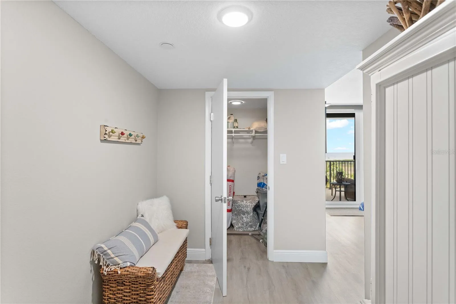 Primary Bedroom Vanity Area w/Large Storage Closet