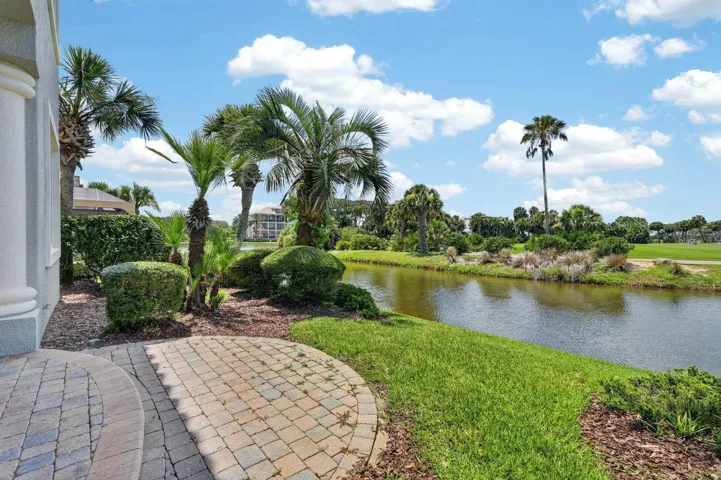 Lake and golf course views