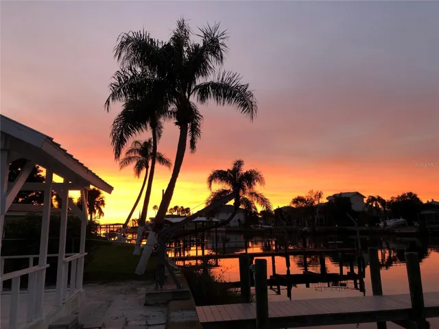 Gorgeous sunset from the dock!