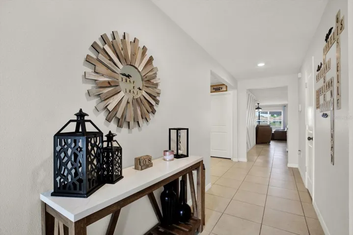 Glass door with bright entryway