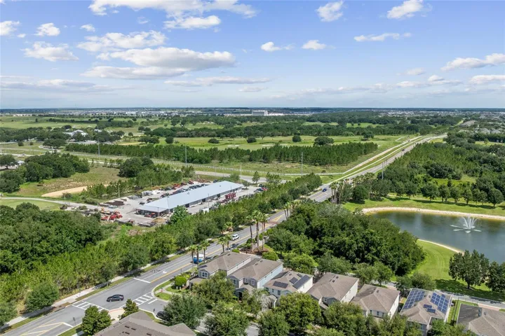 Orange County National Golf Clubhouse at top left