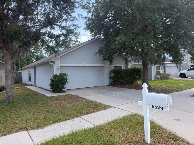 side view of the front of the home