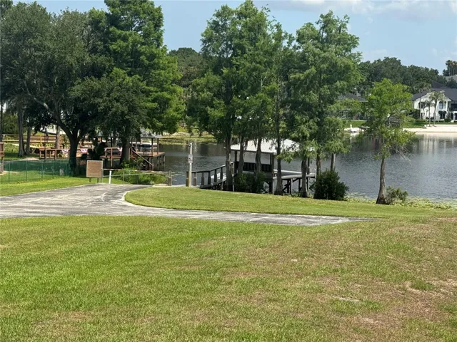 Crescent Lake Hills Community area at private boat ramp to Clermont chain of lakes