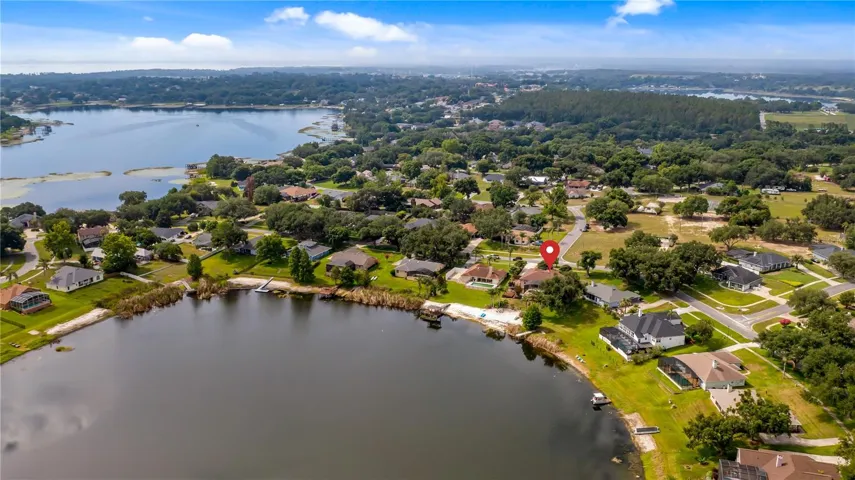 Aerial view of 11136 Lake Katherine Circle Clermont, FL 34711
