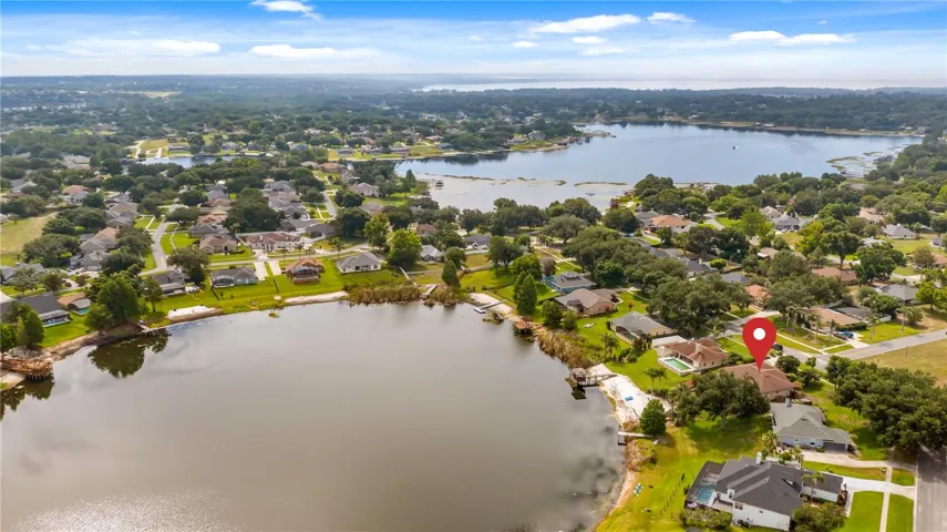 Aerial view of 11136 Lake Katherine Circle Clermont, FL 34711