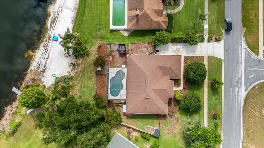 Aerial view of 11136 Lake Katherine Circle Clermont, FL 34711