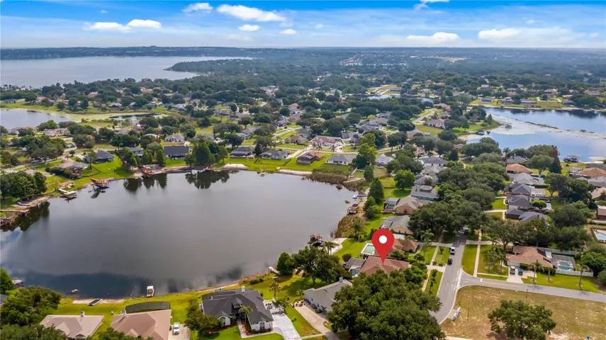 Aerial view of 11136 Lake Katherine Circle Clermont, FL 34711