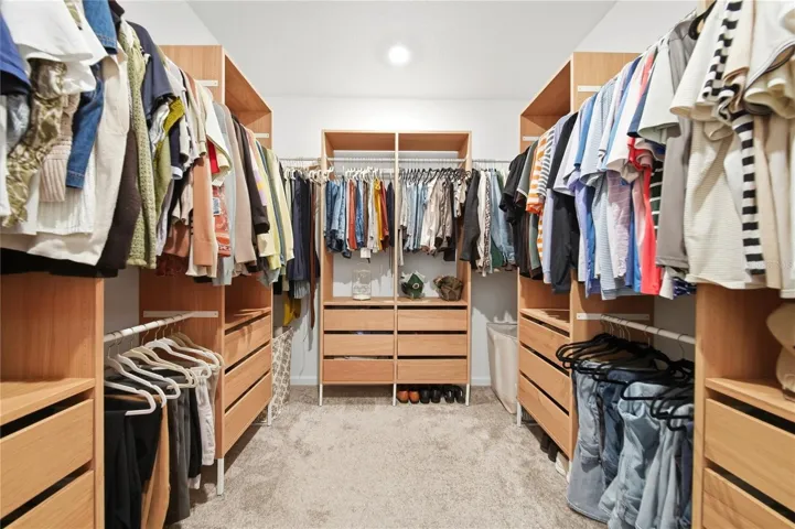 Walk in closet in Primary bedroom