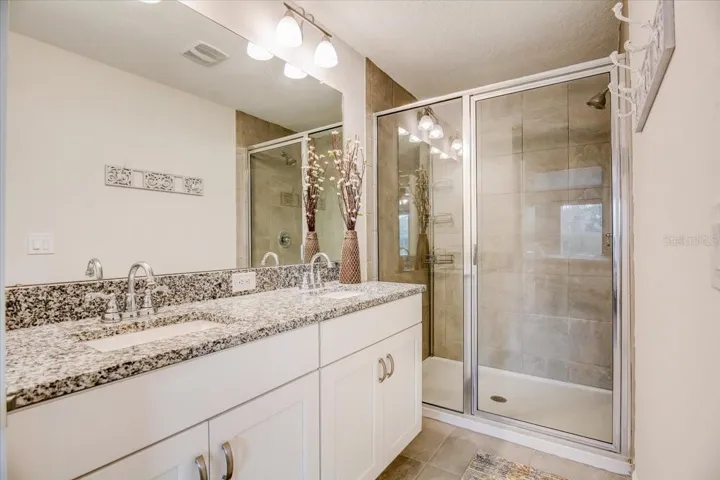 Primary Bathroom with dual sinks
