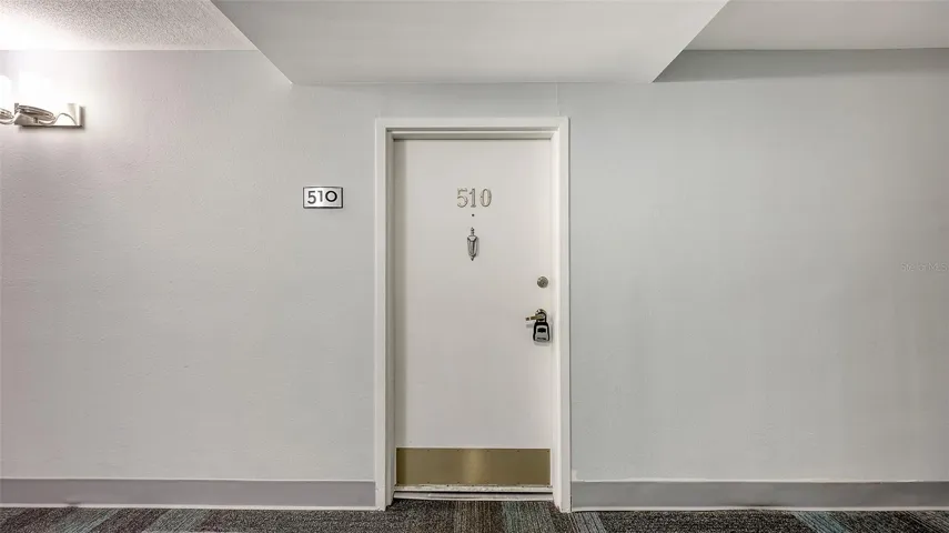 Entry Door to Unit 510