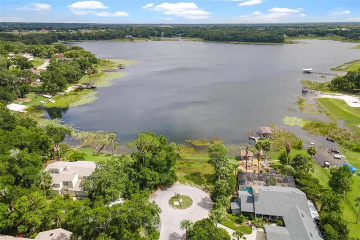 Aerial of community Lake Access