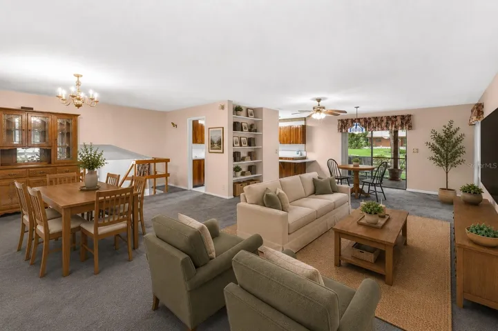 Dining and Living Room Combo