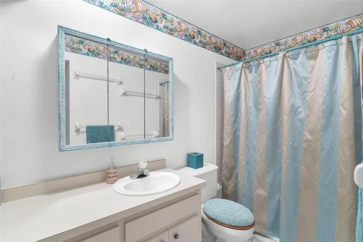 Full bathroom in walk out lower level