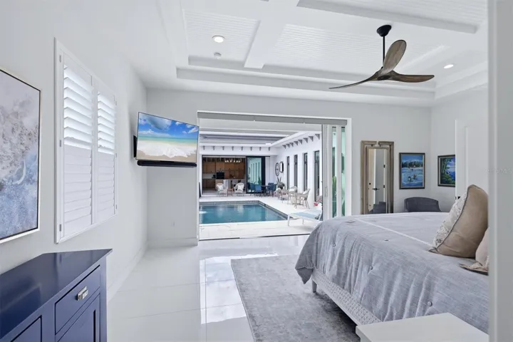 Primary Bedroom - View of Pool