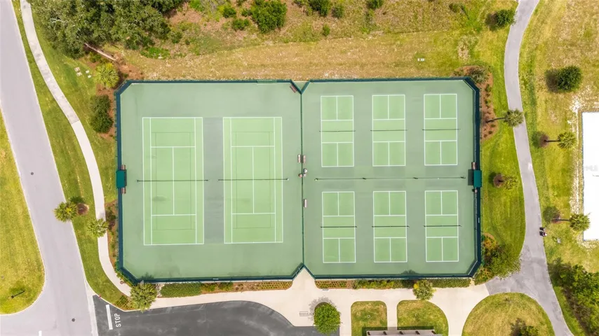 Tennis and Shuffleboard courts
