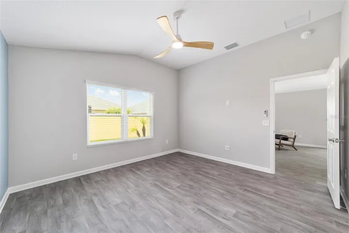 Ceiling Fan in the Master Bedrooom