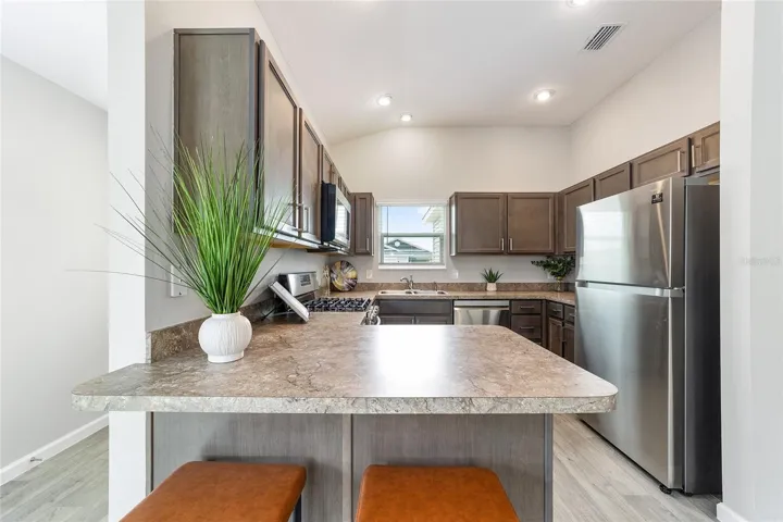 Breakfast bar