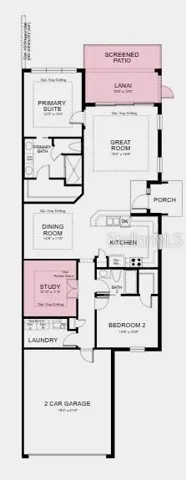 Additional Highlights Include: Tray ceiling pkg, pocket doors at study, 8' interior doors, pre-plumb for laundry sink, apron front sink, 42