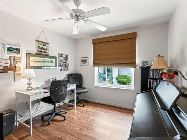 Bedroom 3 (no closet) can be used as a den or office