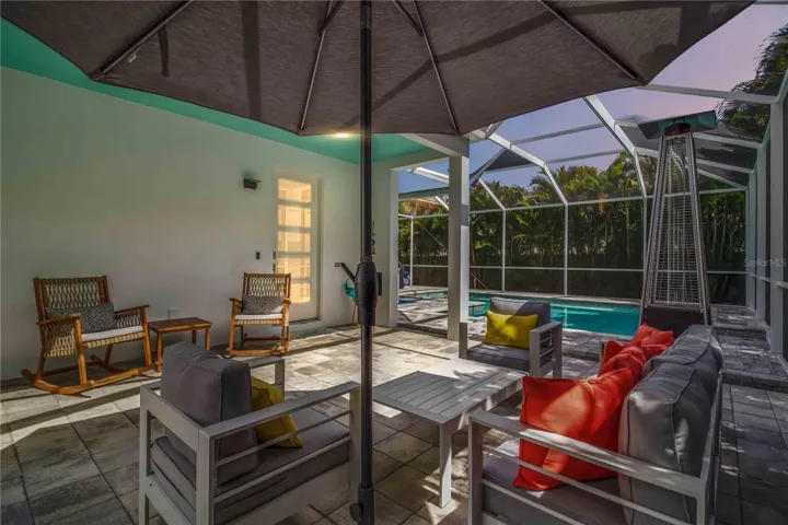 Enjoy an after dinner conversation in this beautiful space
