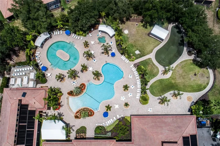 Community pool area