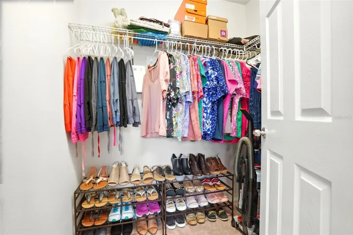 Primary bedroom closet