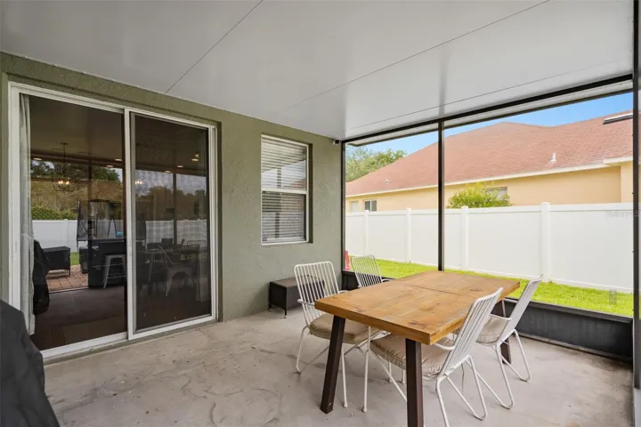 rear covered/screened patio