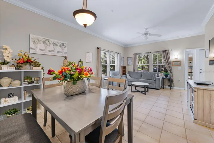 Dining Room overlooking Living Room