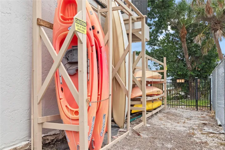 RHW KAYAK STORAGE AREA