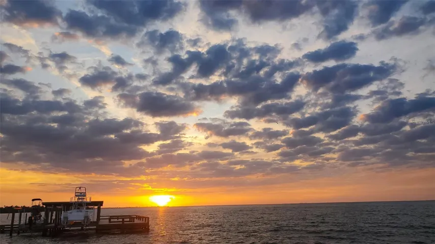 2026 SUNSET FROM RHW DOCK