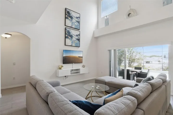 Soaring ceilings and abundant natural light.