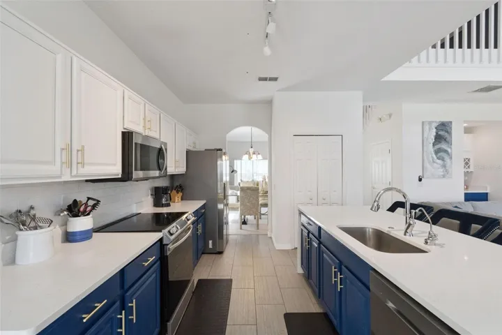 Bright, open-concept kitchen perfect for entertaining