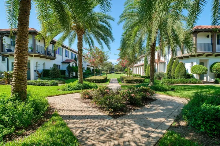 Lush green grounds