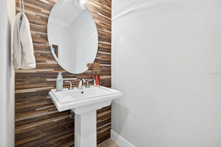 Downstairs half bath