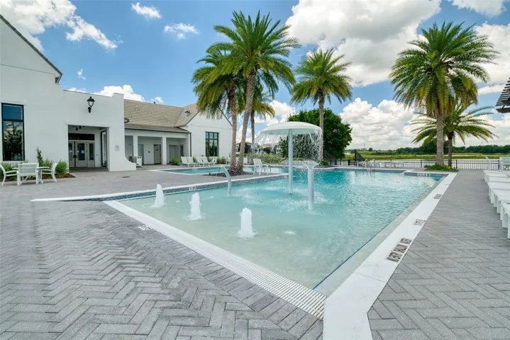 Beach entrance resort syle pool