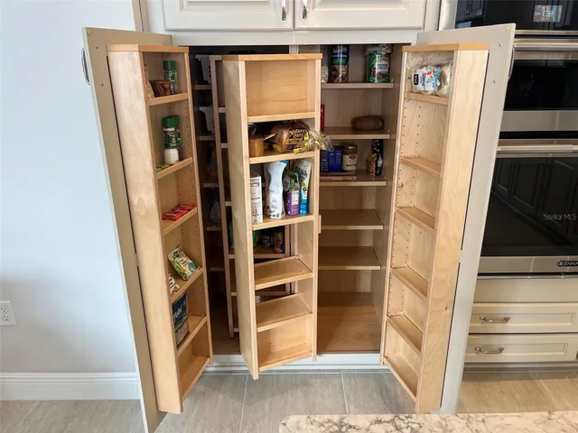 Kitchen Pantry expanded
