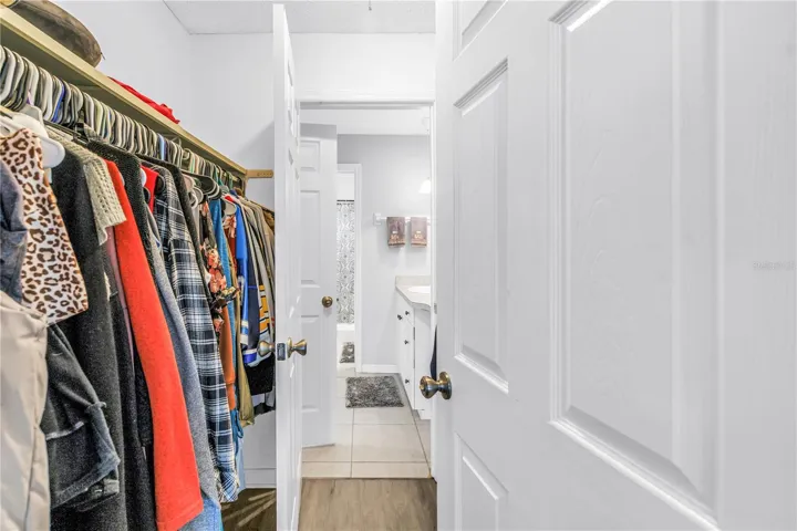 Walk-through closet