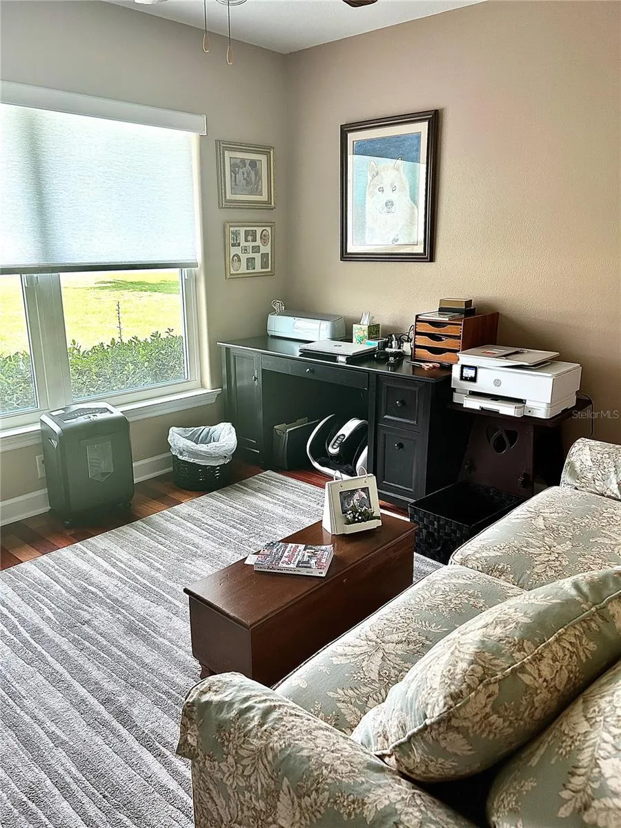Bedroom currently used as office