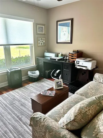 Bedroom currently used as office